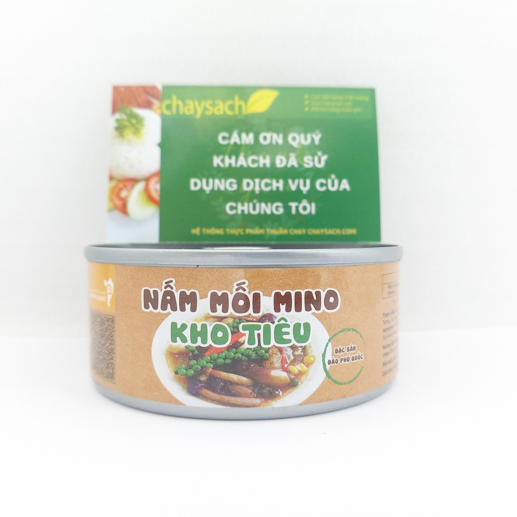 Nấm Mối Kho Tiêu Chay 150g - Đặc sản đảo Phú Quốc - Chayhome - Thực Phẩm Chay + TẶNG RONG BIỂN KHÔ AN NHIÊN đơn 299k