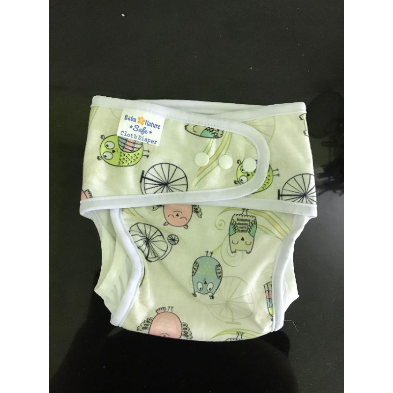 bỉm vải babu nature combo 5 bộ gồm (5 vỏ và 10 lót) 405k
