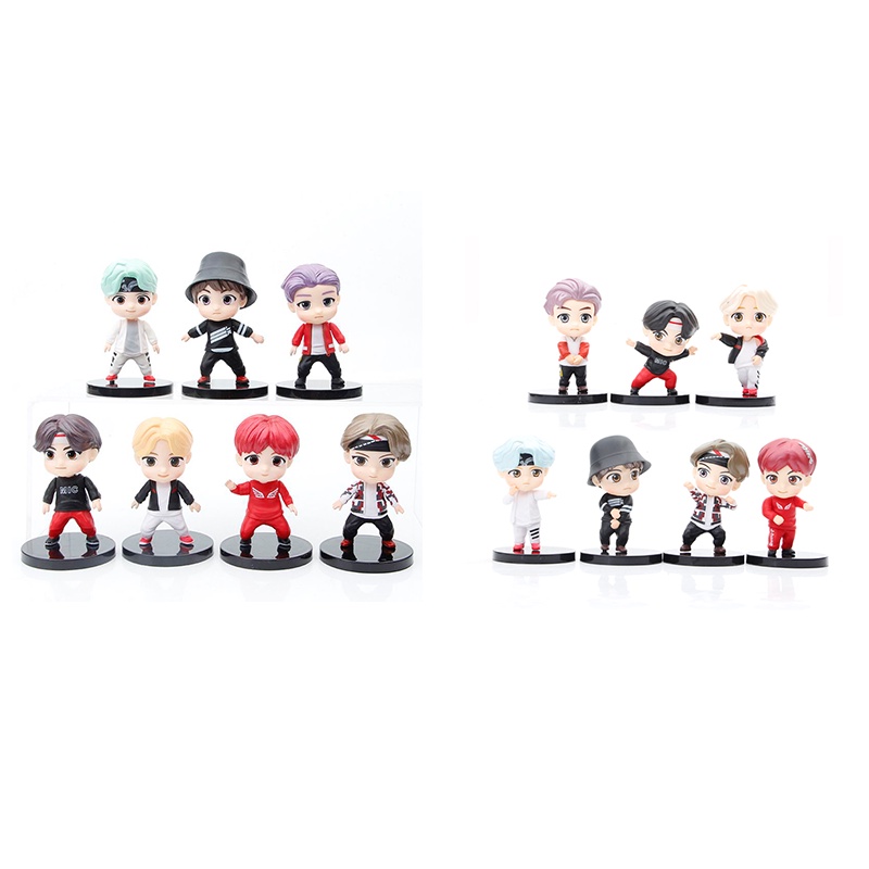 Set 7 Que Cắm Trang Trí Bánh Kem Hình Bt21
