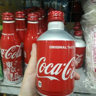 Coca cola Nhật Bản chai nhôm 300ml
