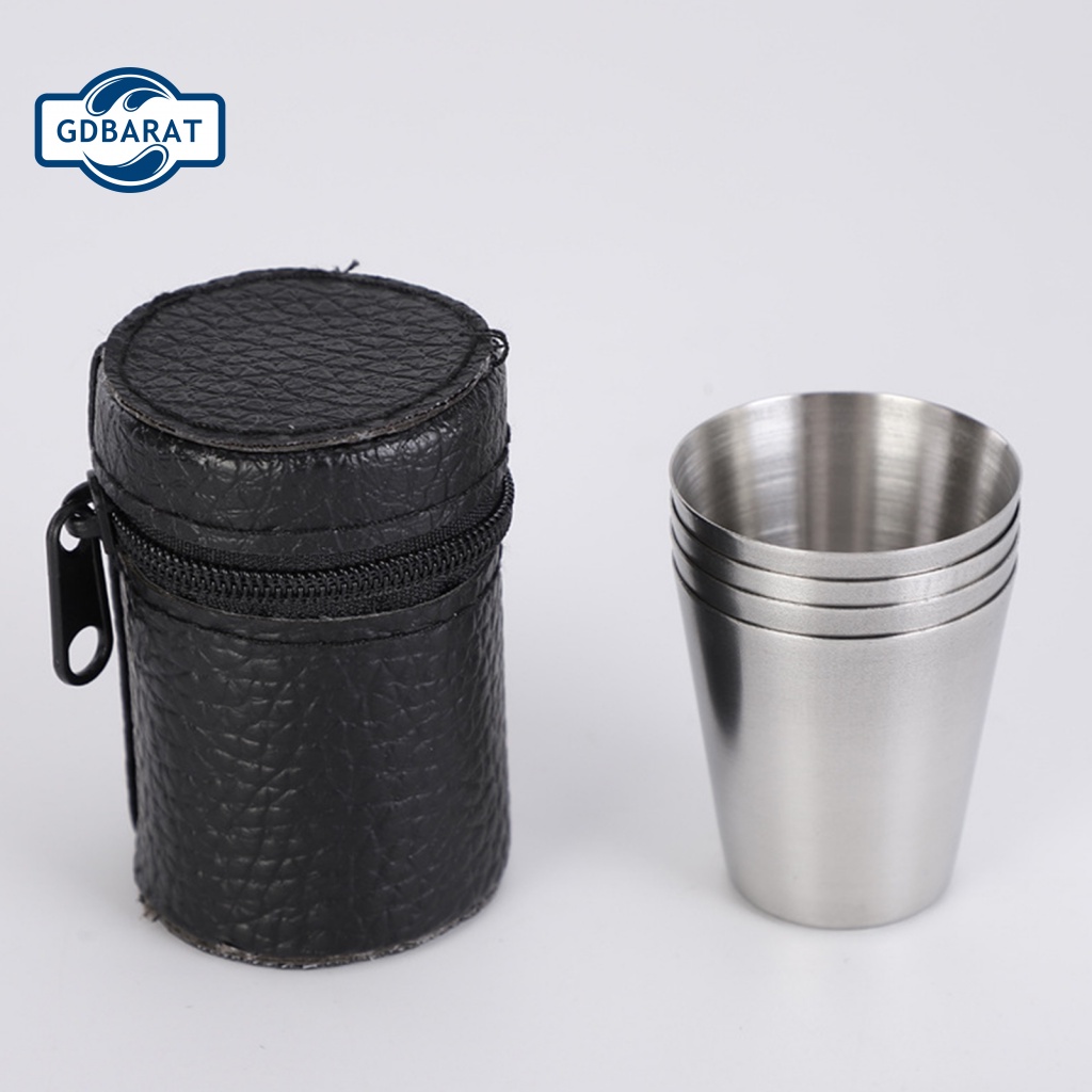 1 Bộ Bình Đựng Rượu 7oz Chống Sốc &amp; Rò Rỉ