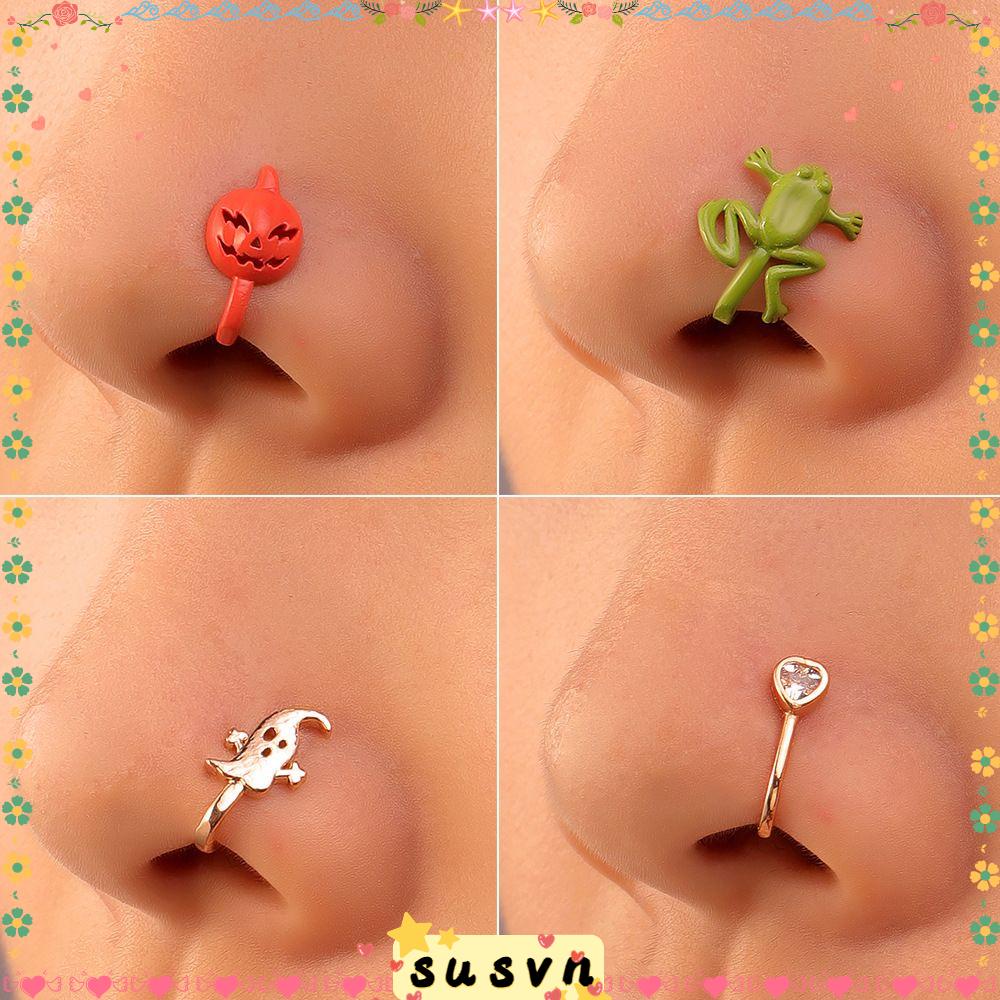 Khuyên mũi hình trái tim/ngôi sao độc đáo thời trang