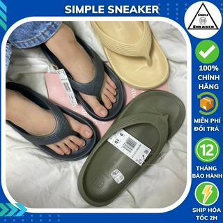 Dép adidas adicane flip flop chính hãng💙simple sneaker💙dép chống nước xỏ ngón adidas màu beige - olive - black