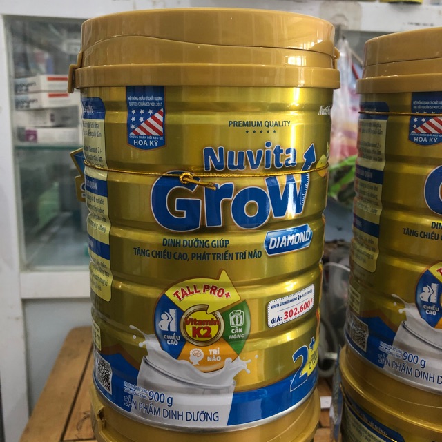 Sữa bột Nuvita Grow Diamond 2+ 900gr