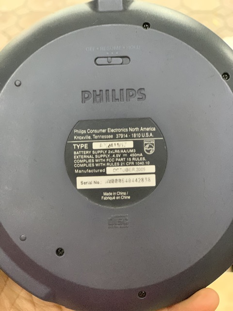 MÁY NGHE ĐĨA CD WALKMAN MINI , MÁY NGHE CD HỌC NGOẠI NGỮ PHILIPS AX2420/17