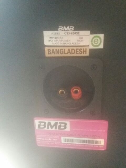 Loa karaoke BMB CSX-850SE bãi Bangladesh . Bát 25 cm 2 trung 2 tep