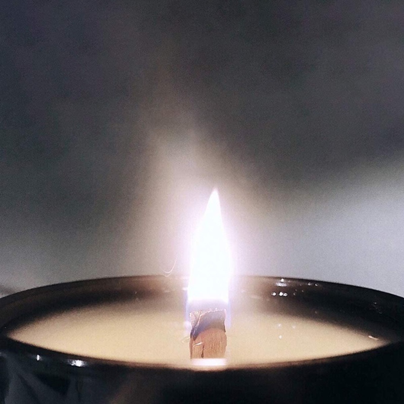 Bộ 50 bấc nến bằng gỗ kèm kẹp giữ bằng kim loại làm nến thủ công cỡ 5.1 X 0.5inch