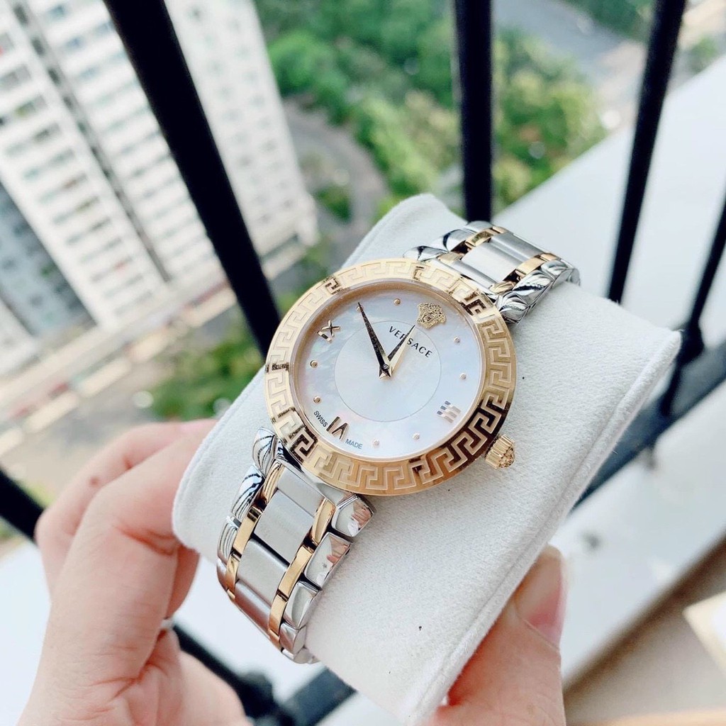 Đồng hồ đeo tay nữ versace cao cấp chống nước cực tốt bảo hành 12 tháng LUTOS VN