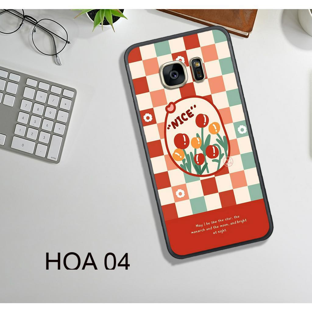 Ốp Lưng  Samsung S6 - S6E - S7 - S7E - A9 Pro - C9 Pro - A8 Star, In Hình HOA, Màu Sắc Bắt Mắt.