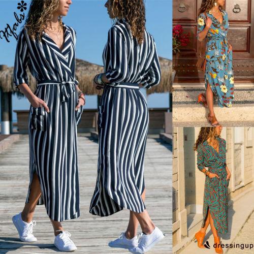 Đầm Maxi Cổ Tim Xẻ Tà Quyến Rũ Dành Cho Nữ | BigBuy360 - bigbuy360.vn