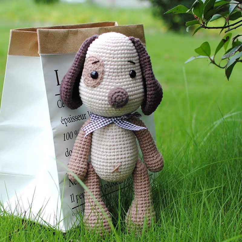 Chú Chó Henry - DIY Gói Nguyên Liệu Móc Len - Quà Tặng Handmade Tự Làm [Có hướng dẫn]