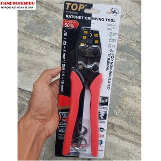 Kìm bấm đầu cosse số 8 TOP VNE-0108 (1.25-8mm2)