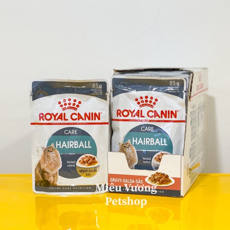 Pate Royal Canin Hairball gói 85g tiêu chống búi lông cho mèo
