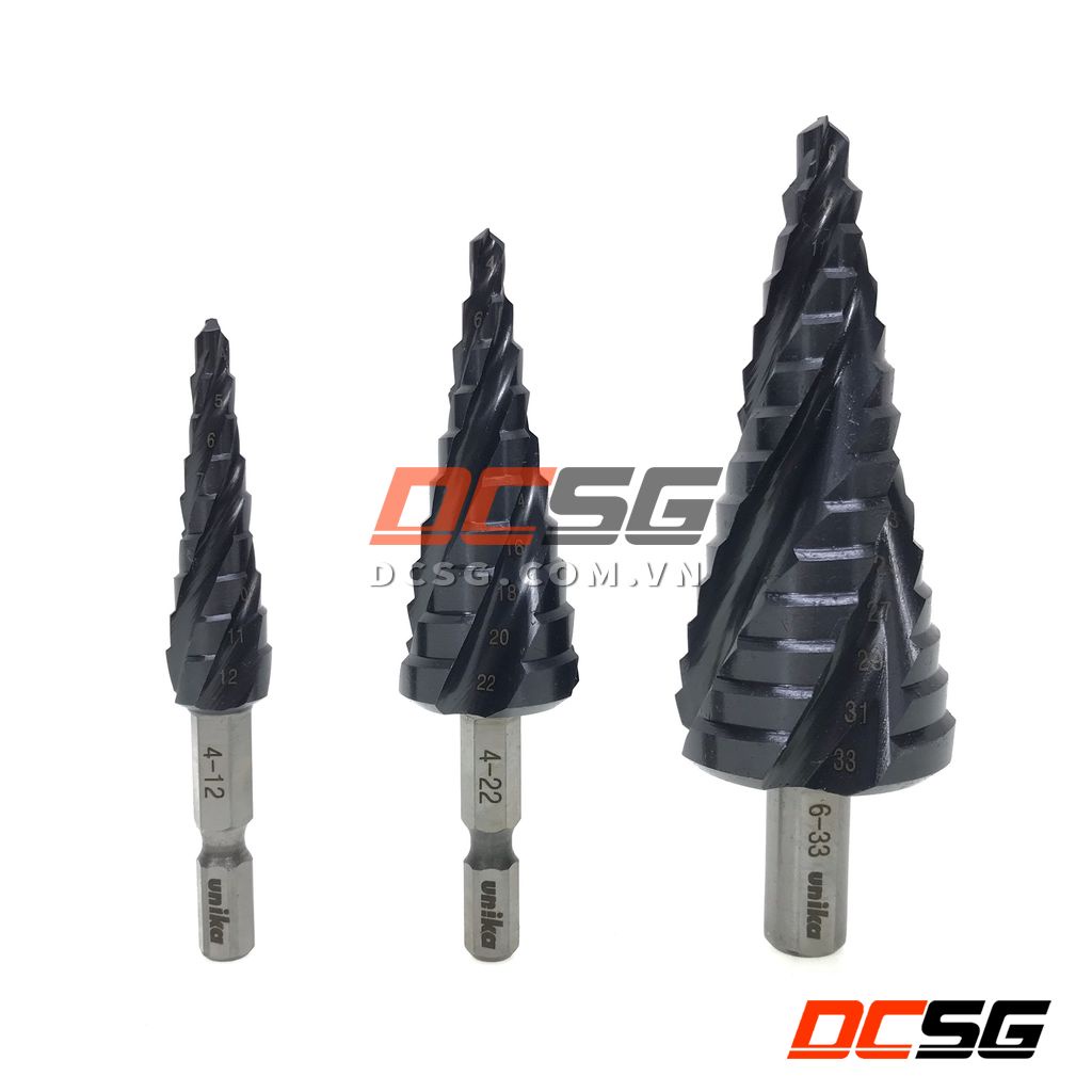 Mũi khoan tầng thép HSS-Cobalt phủ Titan Unika SPQ-412/ SPQ-422/ SPQ-633ST | DCSG