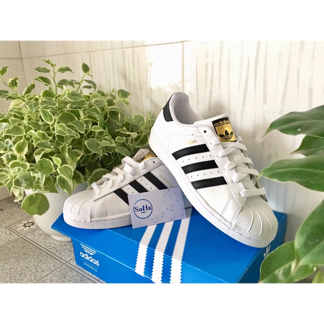 Adidas superstar sọc đen