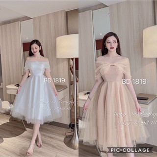 Váy/đầm công chúa ren lưới rớt vai