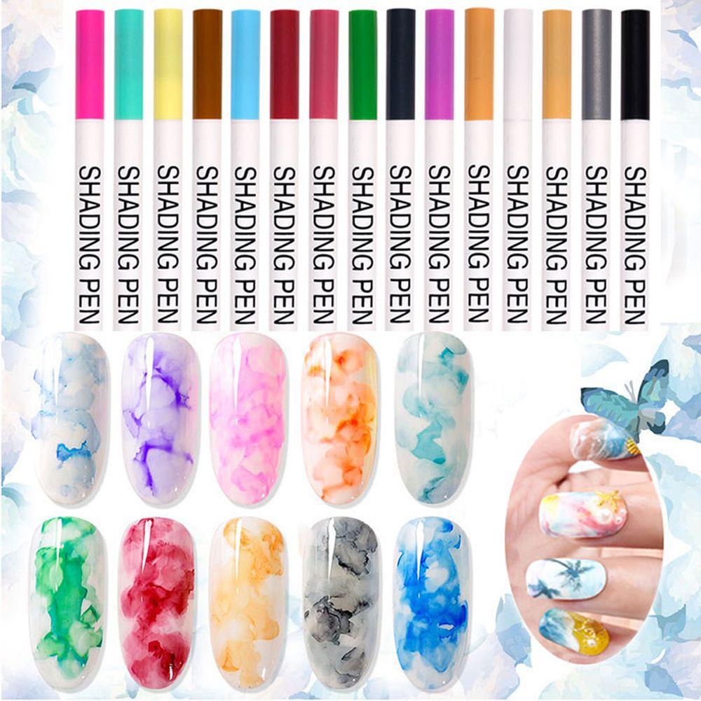 Bút Gel Sơn Móng Tay Lâu Trôi Vẽ Họa Tiết Graffiti Nghệ Thuật DIY