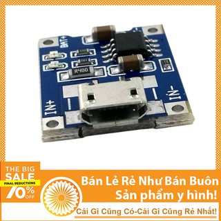 Mạch sạc pin Lithium TP4056 1A Micro USB