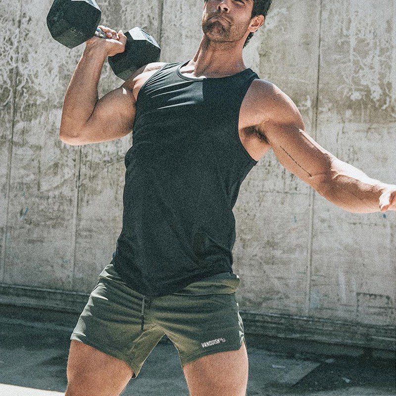 Quần short thể thao nam thoáng khí nhanh khô có size lớn