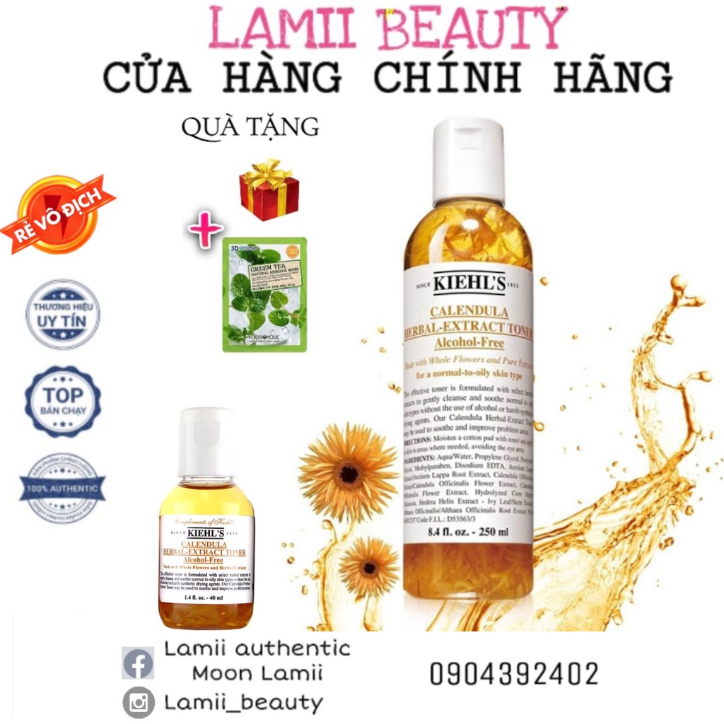 Nước hoa hồng Hoa Cúc KIEHLS CALENDULA HERBAL EXTRACT TONER