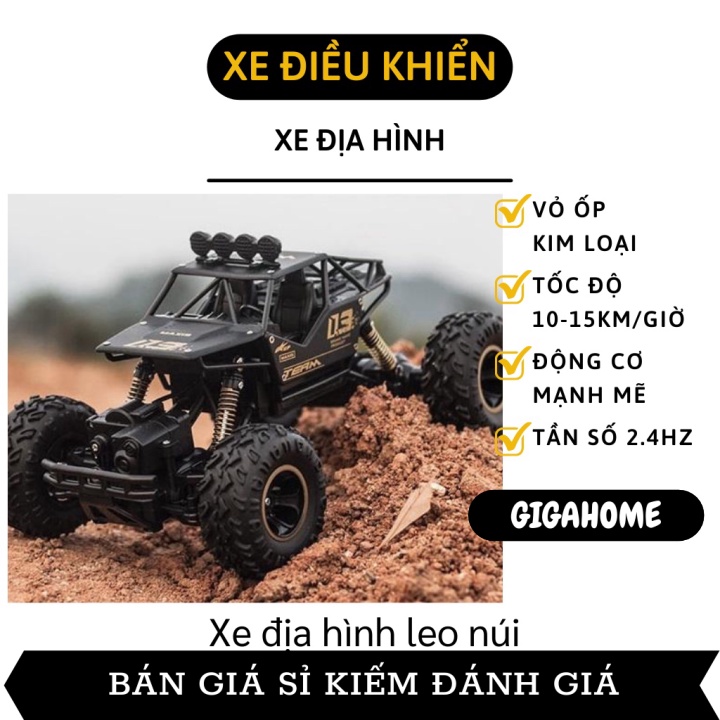 Xe Điều Khiển Từ Xa GIGAHOME Xe Đua Địa Hình Khả Năng Vượt Chướng Ngại Vật 5844