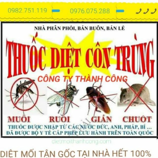 Thuốc diệt gián Fendona 10SC không mùi cao cấp xuất xứ Đức 50ml