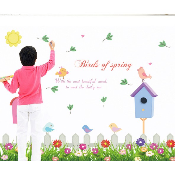 COMBO 2 TẤM DECAL TRANG TRÍ TƯỜNG CHỐNG THẤM NƯỚC