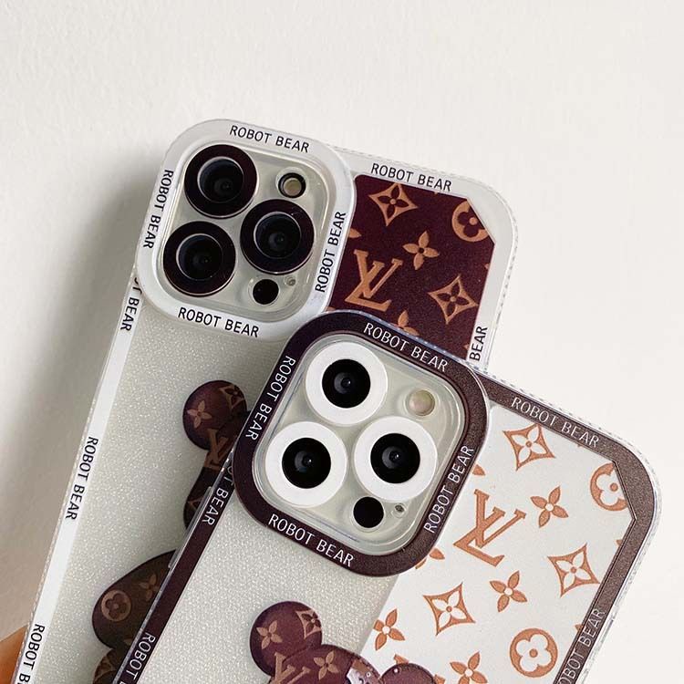 Ốp điện thoại họa hình gấu đáng yêu thích hợp cho IPhone 13 12 Mini 11 10 Pro XS Max X XR 8 7 6 6S Plus SE 2020