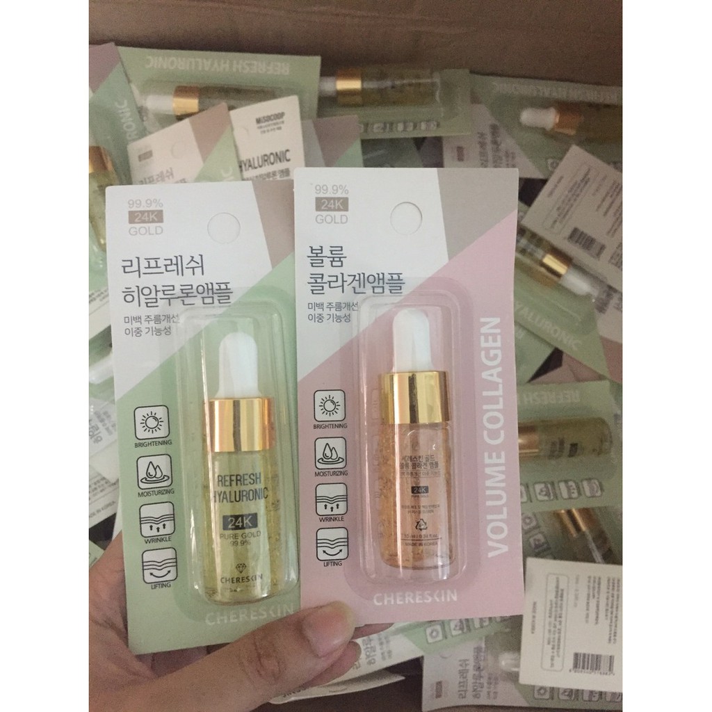 Tinh chất dưỡng da Chereskin Volume Collagen 24K Pure Gold Serum (10ml)