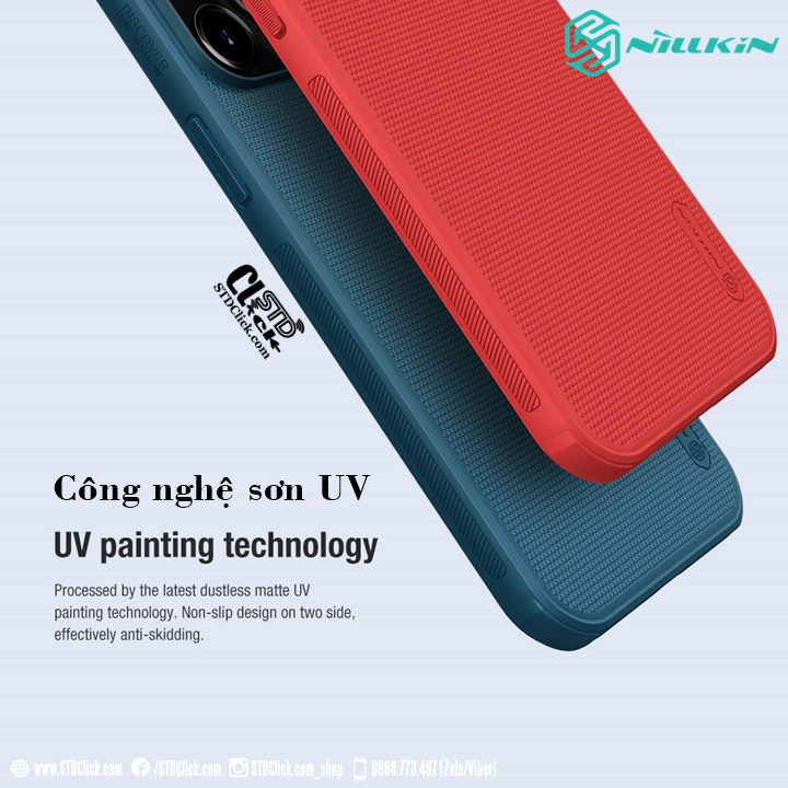 ỐP LƯNG IPHONE 13 PRO NILLKIN NHỰA CỨNG VIỀN DẺO CHÍNH HÃNG