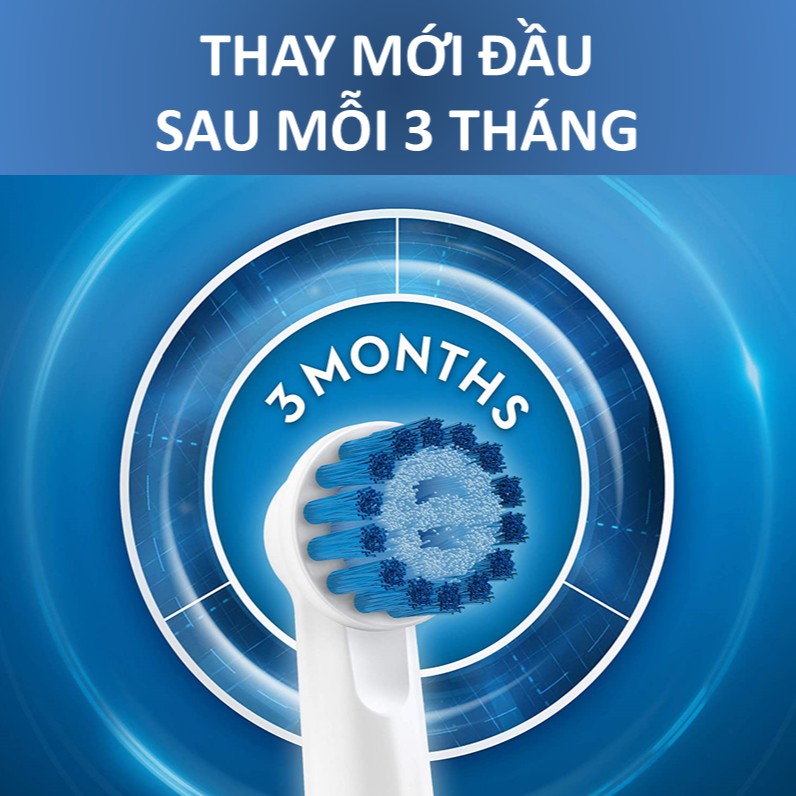 Đầu Bàn Chải Điện Oral-B Braun - Đầu Thay Thế Oral B Sensitive Clean - Lông chải siêu mềm cho răng nhạy cảm