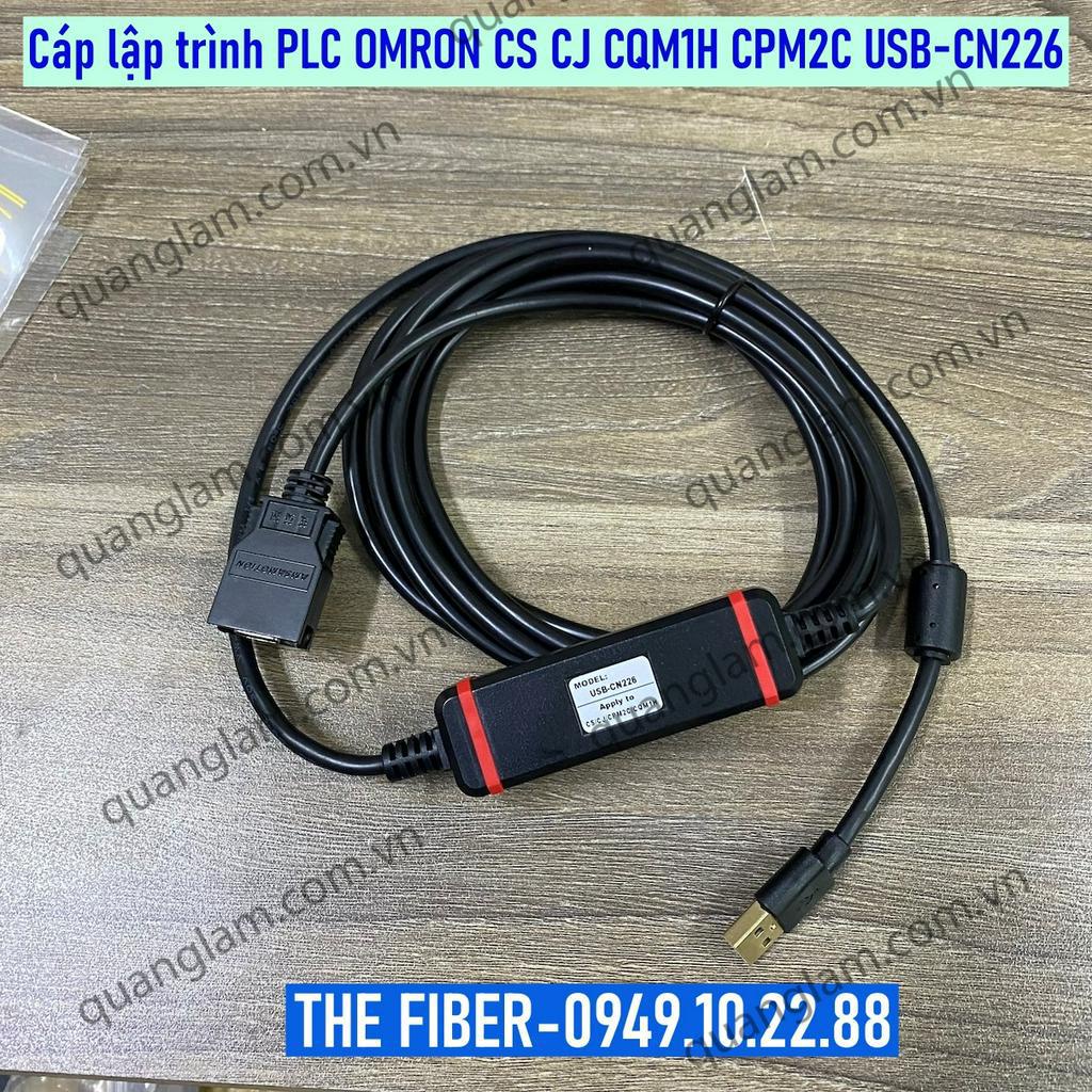 Cáp lập trình PLC OMRON CS CJ CQM1H CPM2C USB-CN226