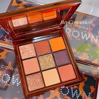SET PHẤN MẮT CARAMEL + SON HUDA BEAUTY SPRING BREAK