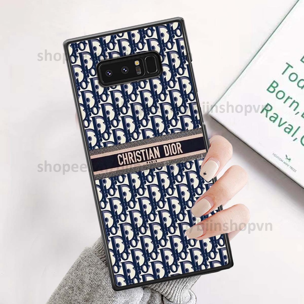 Ốp Samsung Note 8 in hình thương hiệu nhiều màu sắc thể thao cá tính thời trang