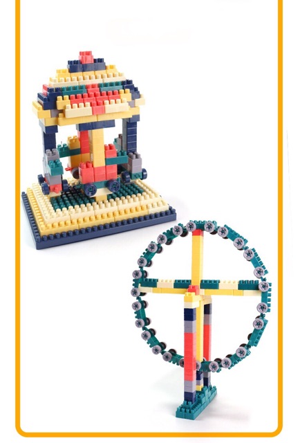 Bộ lego xếp hình 520 chi tiết đồ chơi cho bé lắp ráp , trò chơi phát triển tư duy , sáng tạo , trí tưởng tượng.