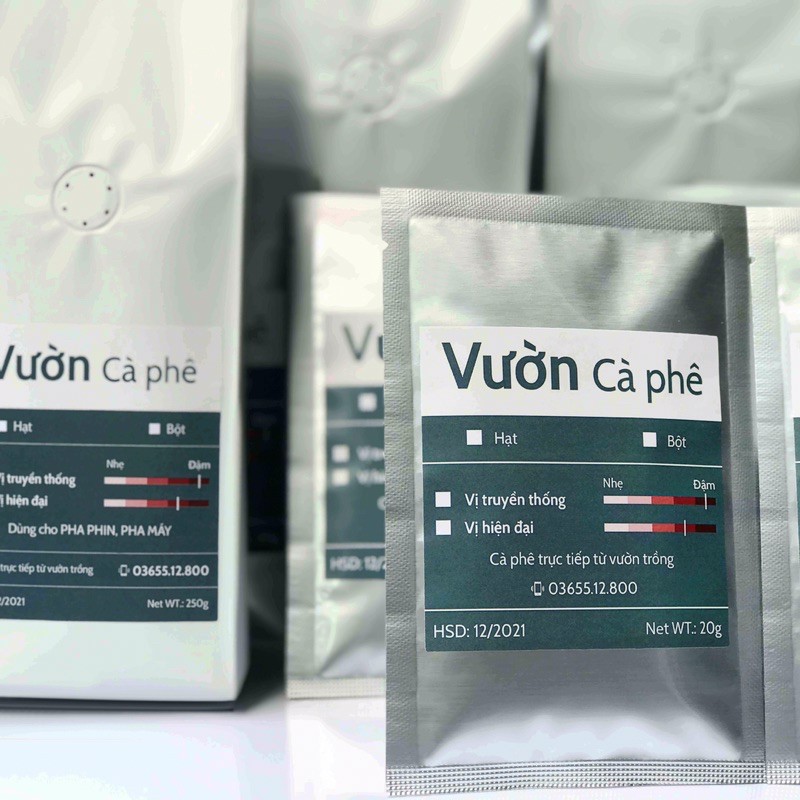 1KG Cà phê ARABICA rang xay nguyên chất, pha phin pha máy Vườn Cà Phê