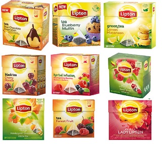 Trà trái cây Lipton nhập khẩu Nga