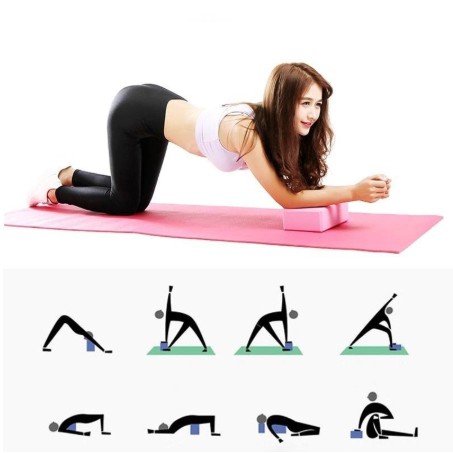 Gạch tập Yoga cao cấp EVA Cứng gấp 3 lần loại gạch tập thông thường