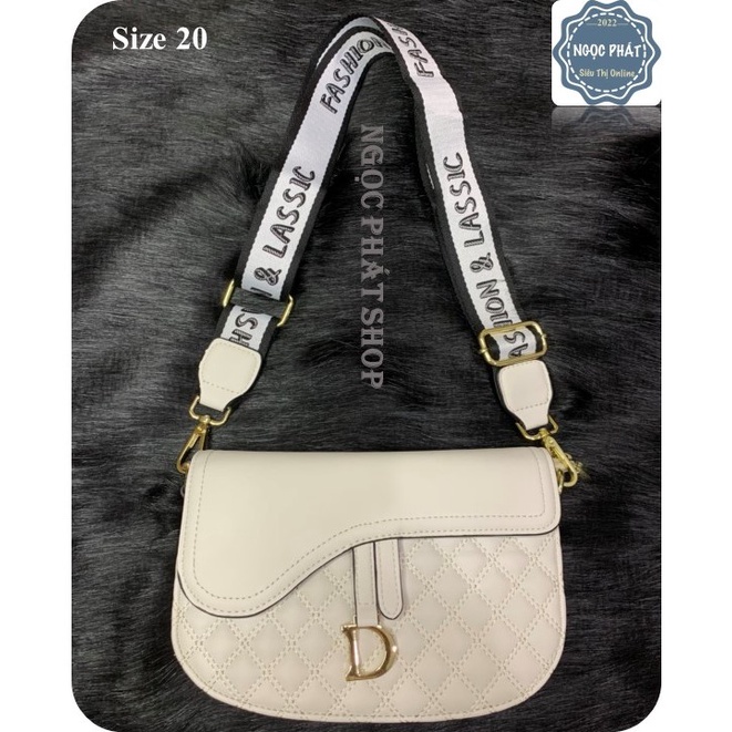 Túi Xách Nữ CHỮ D - Hàng Quảng Châu Cao Cấp- Đeo vai hoặc đeo chéo (5 ngăn)