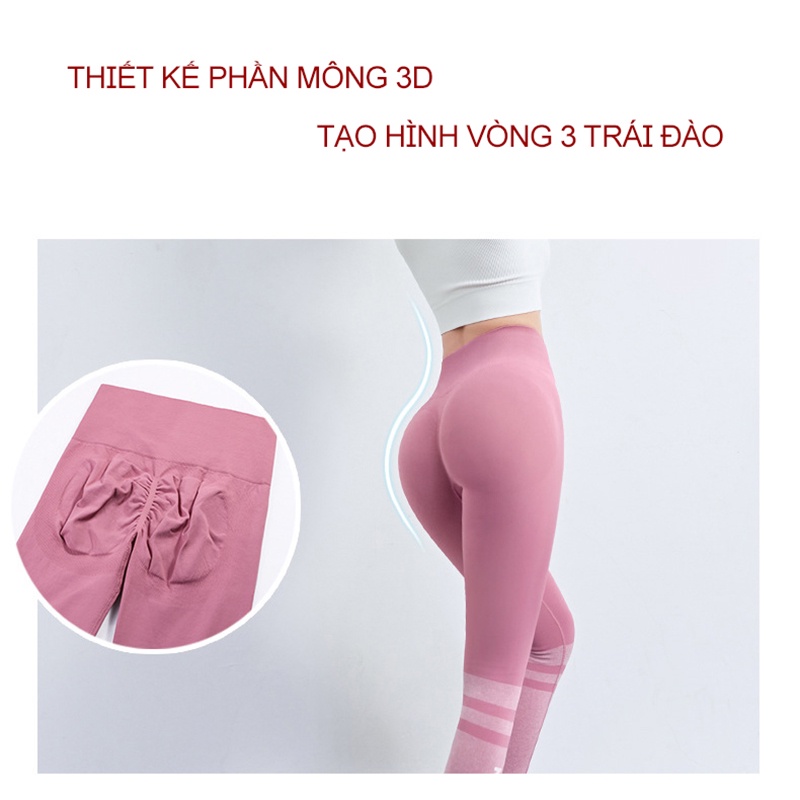 Quần tập yoga gym legging nữ cạp cao siêu nâng mông co giãn 4 chiều FQ12