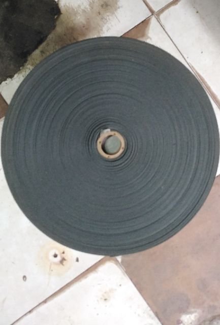 Dây đai cotton, dây dù dẹp, dây quai túi màu xám size 2,5cm