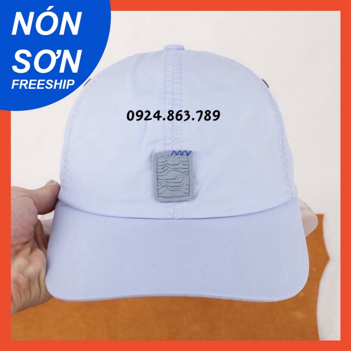 Mũ Nón Sơn Vải Cotton Màu Xám Xanh Cực Đẹp