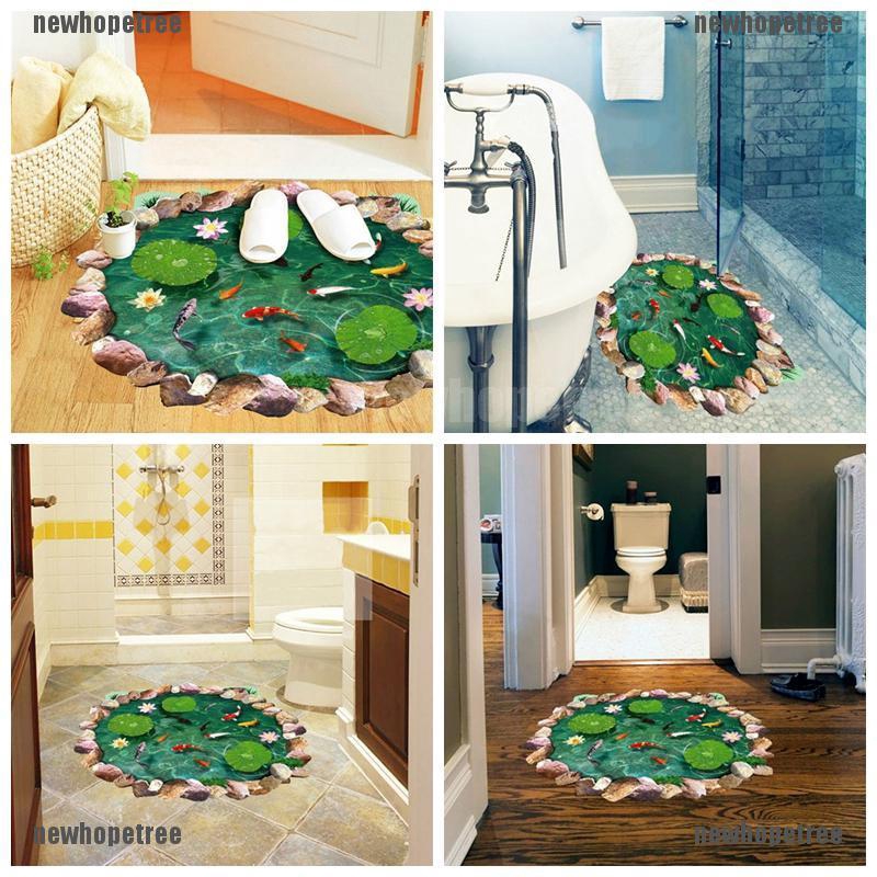 Decal Dán Tường Sàn Và Tường 3D Có Thể Tháo Rời