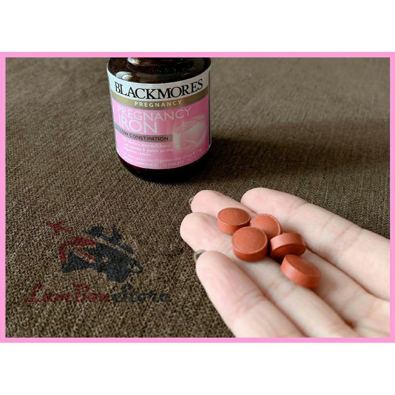 Sắt Bầu Blackmores lọ 30 Viên Úc🔥Chính hãng 🔥 Sắt Blackmore Pregnancy