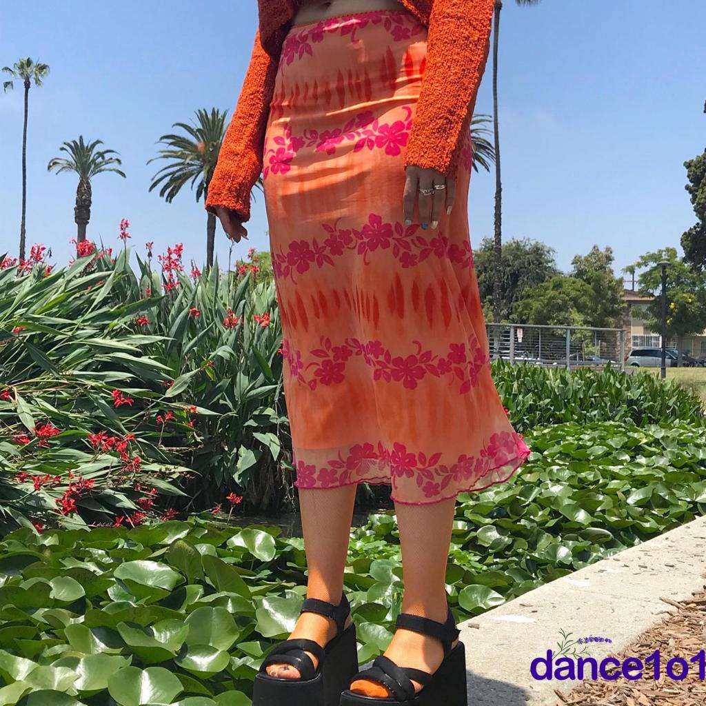 Chân váy hoa phong cách Bohemian kiểu dáng thời trang cho nữ