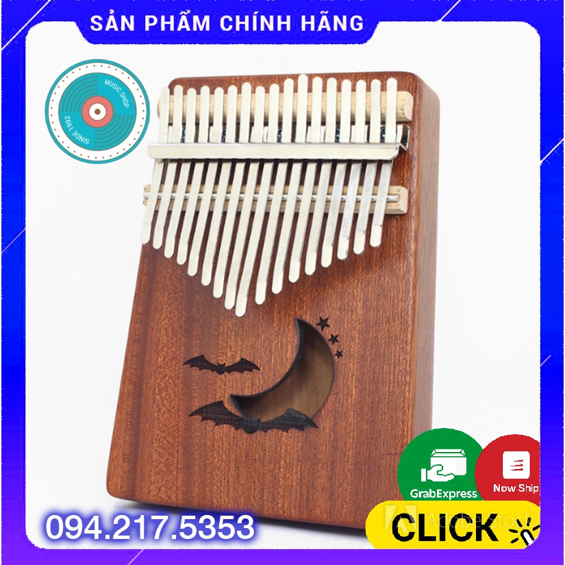 Đàn kalimba chính hãng chọn lọc cho bạn mới tập chơi Tặng phụ kiện búa chỉnh âm EMM0681