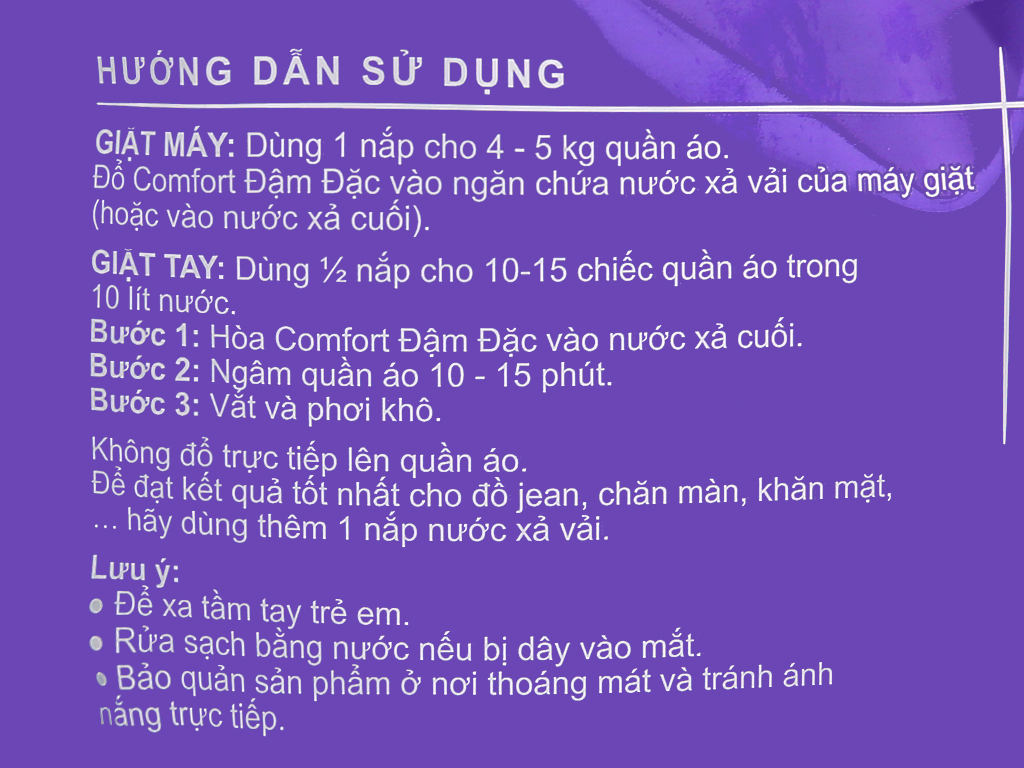 Nước xả vải Comfort hương nước hoa thiên nhiên bella túi 3.8 lít