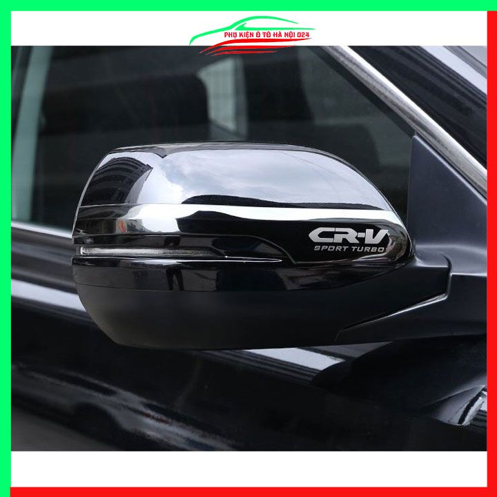 Ốp mí gương chiếu hậu CRV 2018-2023 Vân Titan  bảo vệ chống trầy trang trí làm đẹp xe