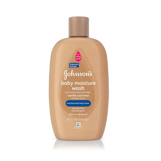 Sứa tắm dưỡng ẩm cho trẻ em Johnson’s Baby Vanilla Oatmeal Hair And Body Wash 444ml (Mỹ)