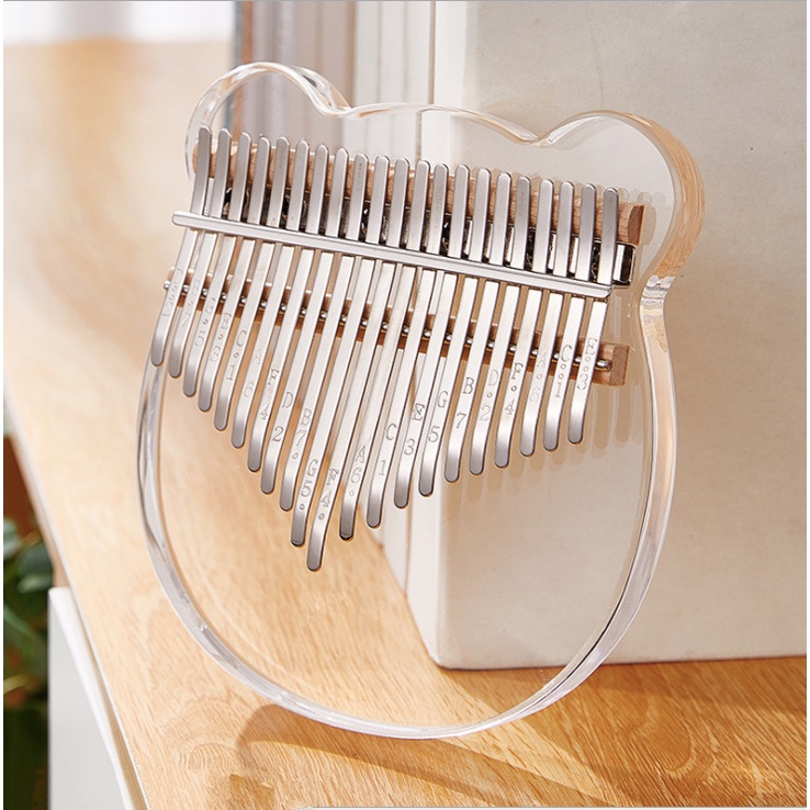 Đàn Kalimba 21 phím, kalimba trong suốt 21 phím - Tặng full phụ kiện